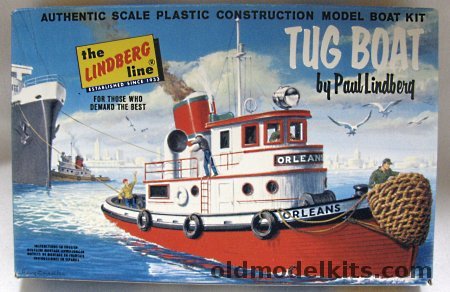 Lindberg Tug Boat 'Orleans', 740 plastic model kit